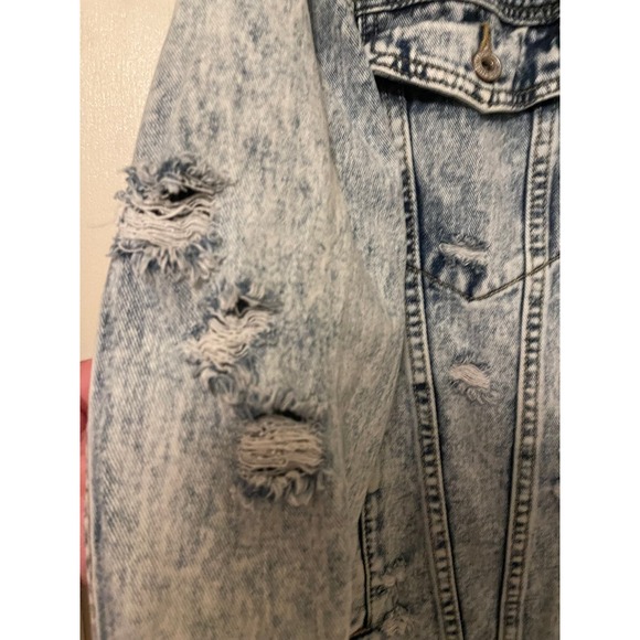 CANTON WALKER| WOMENS JEAN JACKET| SIZE‎ MEDIUM - Picture 6 of 10